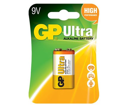 GP Batteries Ultra 9v Square Batteries 1pack